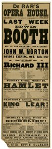 Aankondiging van het programma voor de week van 15 oktober 1877 en komende attracties, De Bar door Unknown
